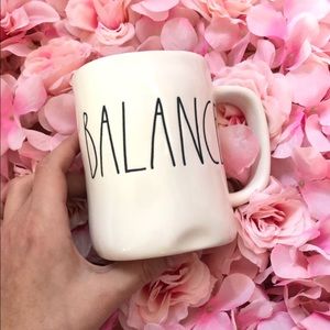 NEW Rae Dunn Balance Large Letter Mug LL